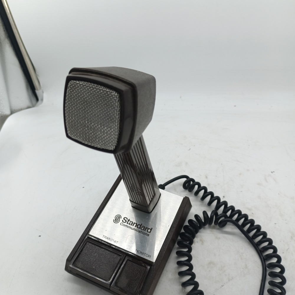 Standard Communications MP600 Dynamic Desktop Microphone Shure 4-Pin Brown a8 - Picture 3 of 7
